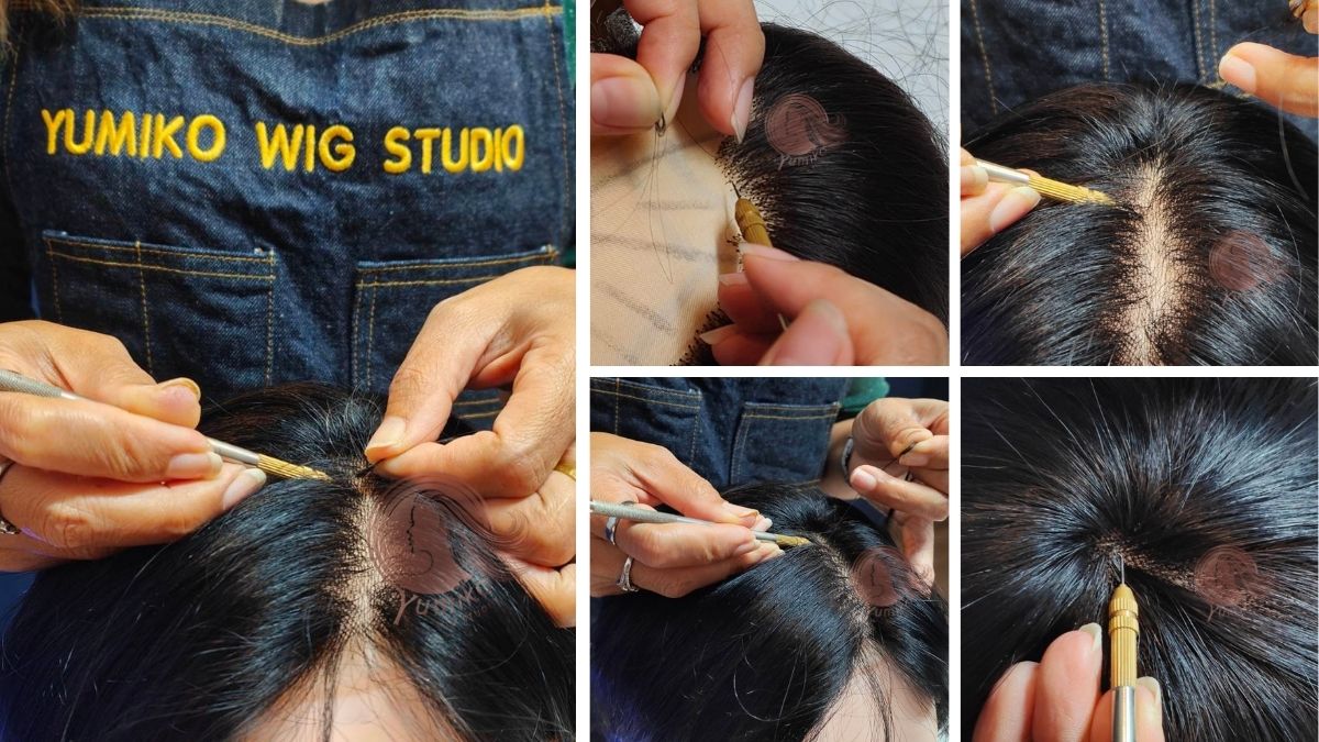 บริการซ่อมวิกผมแท้ วิกทอมือคุณภาพสูง Yumiko Wig Studio