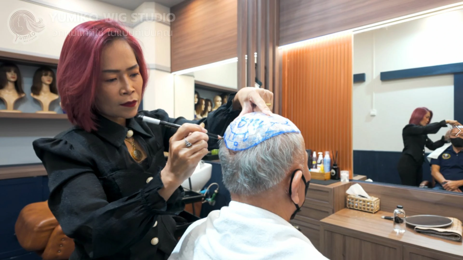 รีวิว วิกผมแท้ผู้ชาย Yumiko ใส่สบาย มั่นใจทุกกิจกรรม ฮาฟวิกติดเทป Yumiko Wig Studio_13