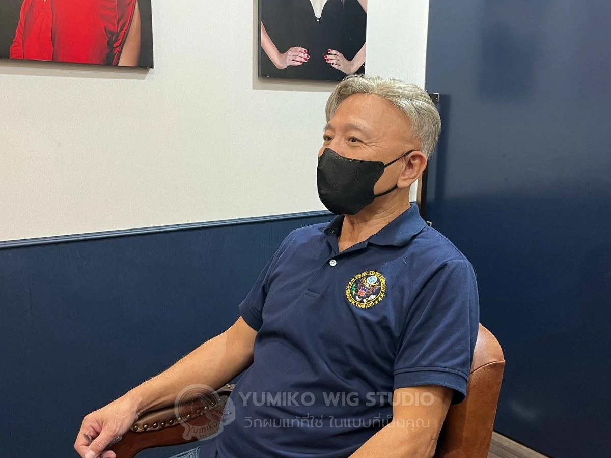 รีวิว วิกผมแท้ผู้ชาย Yumiko ใส่สบาย มั่นใจทุกกิจกรรม ฮาฟวิกติดเทป Yumiko Wig Studio_31