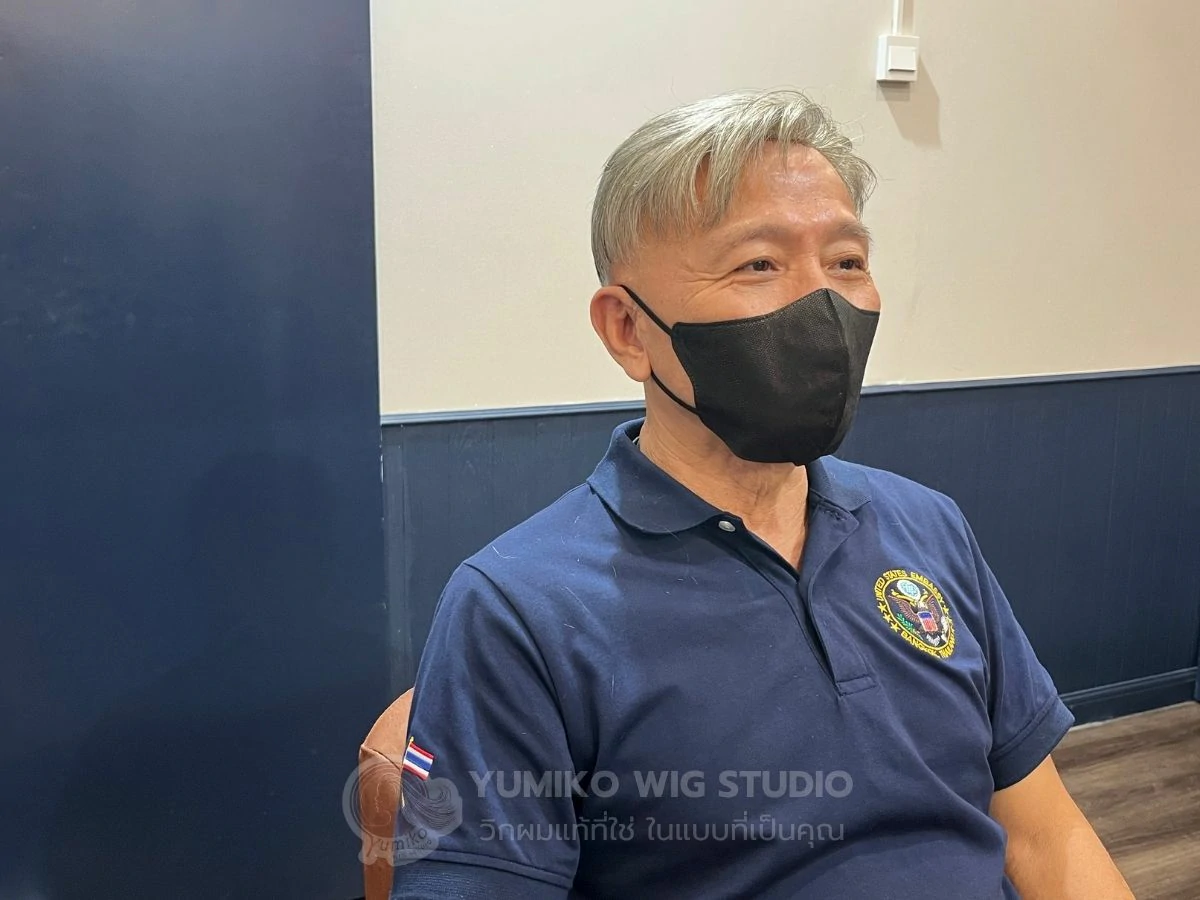 รีวิว วิกผมแท้ผู้ชาย Yumiko ใส่สบาย มั่นใจทุกกิจกรรม ฮาฟวิกติดเทป Yumiko Wig Studio_38