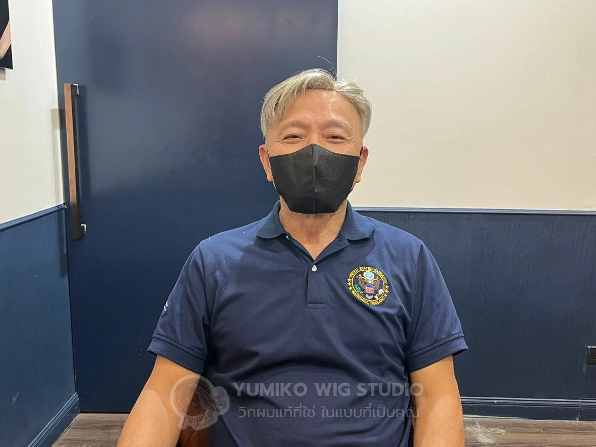 รีวิว วิกผมแท้ผู้ชาย Yumiko ใส่สบาย มั่นใจทุกกิจกรรม ฮาฟวิกติดเทป Yumiko Wig Studio_39