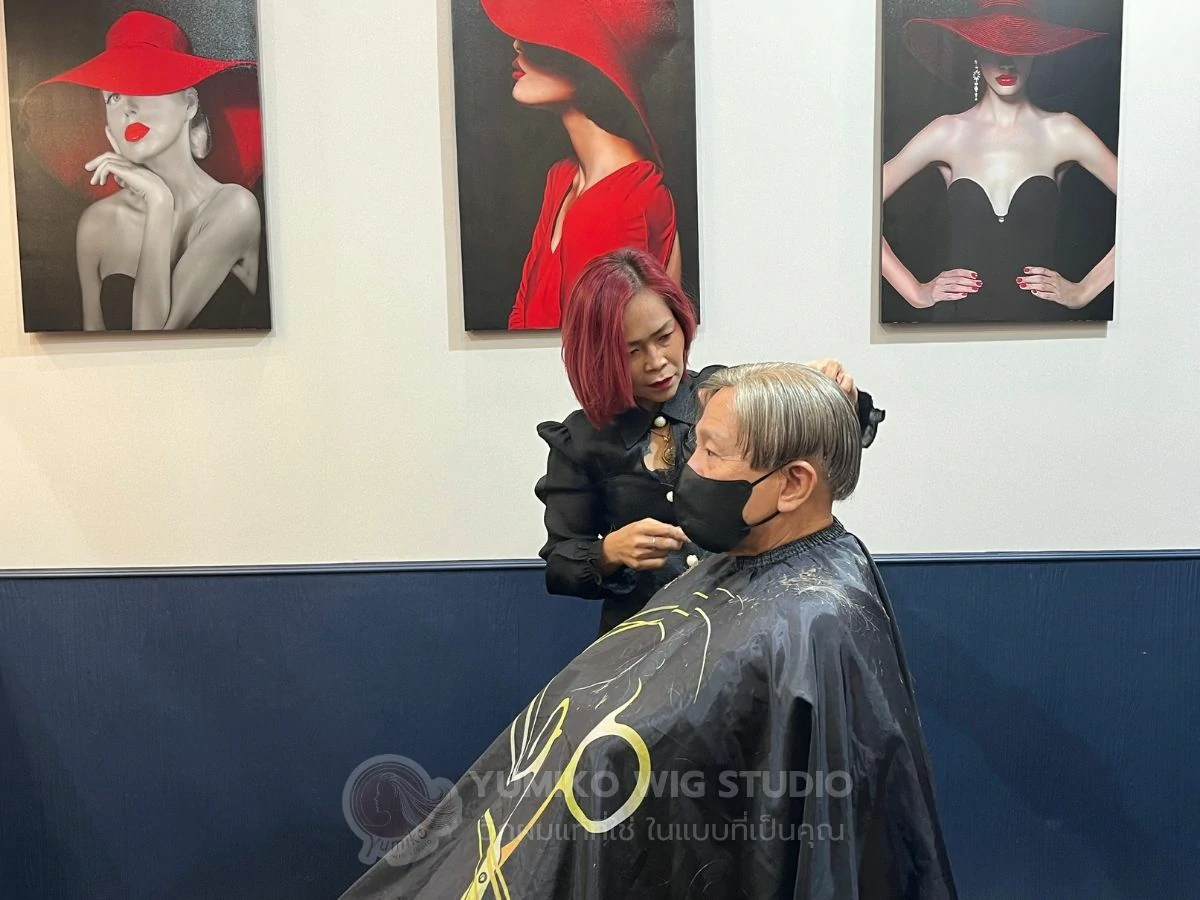 รีวิว วิกผมแท้ผู้ชาย Yumiko ใส่สบาย มั่นใจทุกกิจกรรม ฮาฟวิกติดเทป Yumiko Wig Studio_48