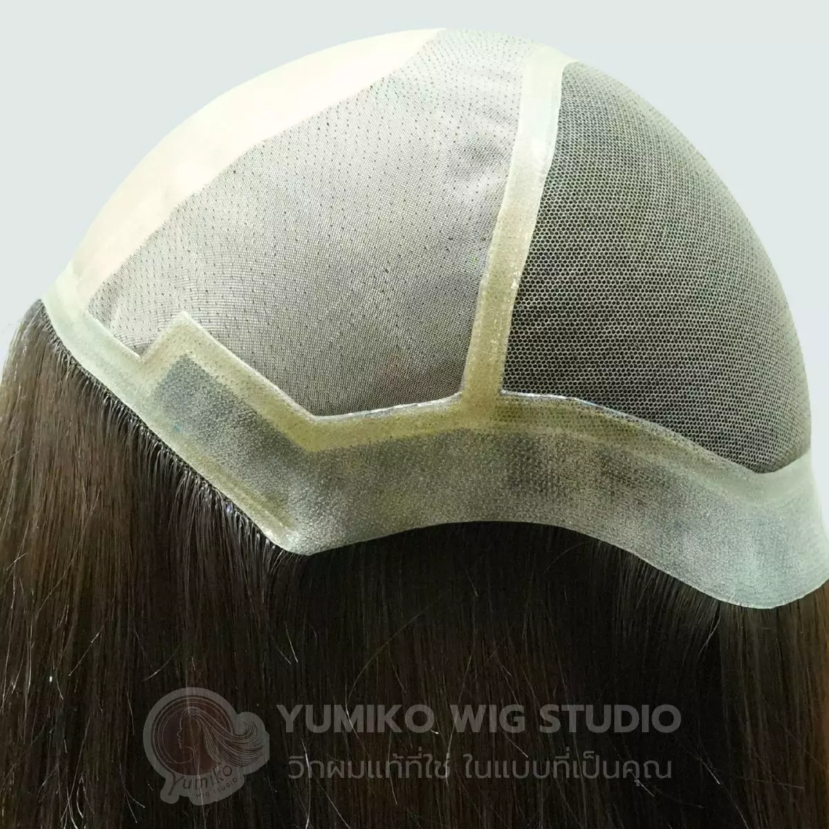 วิกผมแท้ วิกผผู้ป่วยคีโม คุณภาพพรีเมียม เบาสบาย ระบายอากาศสูง Yumiko Wig Studio