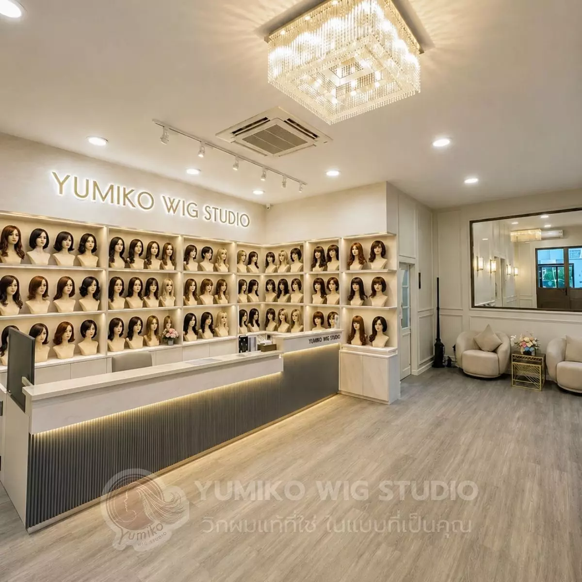 ร้านวิกผมแท้ Yumiko Wig Studio สาจาอารีย์-สะพานควาย ยูมิโกะ วิก สตูดิโอ